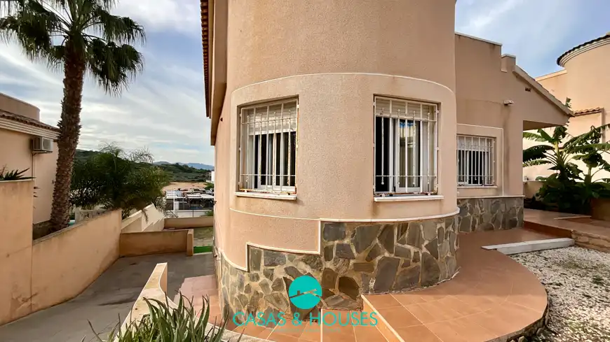 Vista exterior de Casa o chalet en venta en Cartagena con Jardín privado, Terraza y Balcón