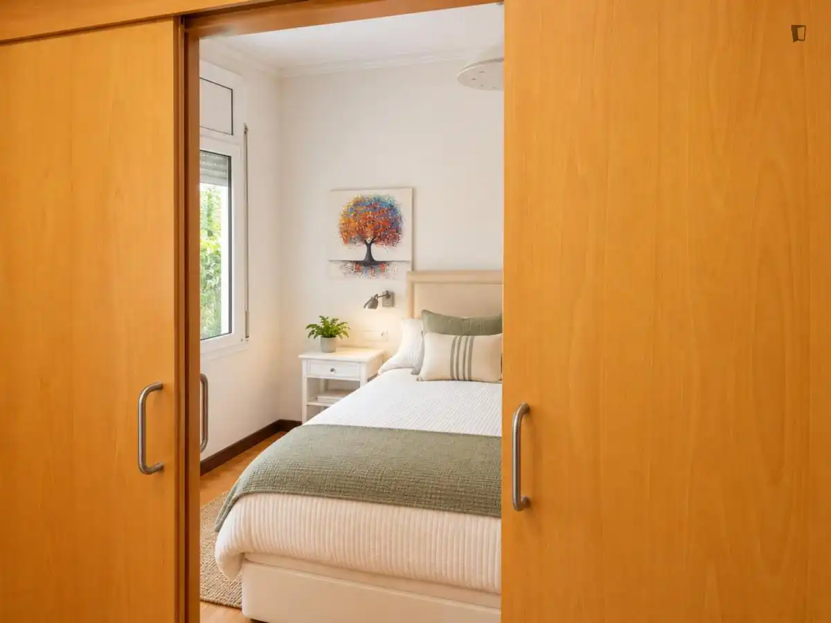 Bedroom of Study for rent in Sarrià - Sant Gervasi