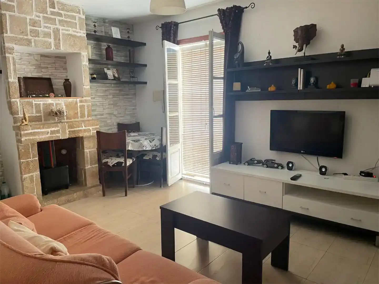 Sala de estar de Piso en venta en Jávea / Xàbia con Aire acondicionado, Amueblado y Balcón