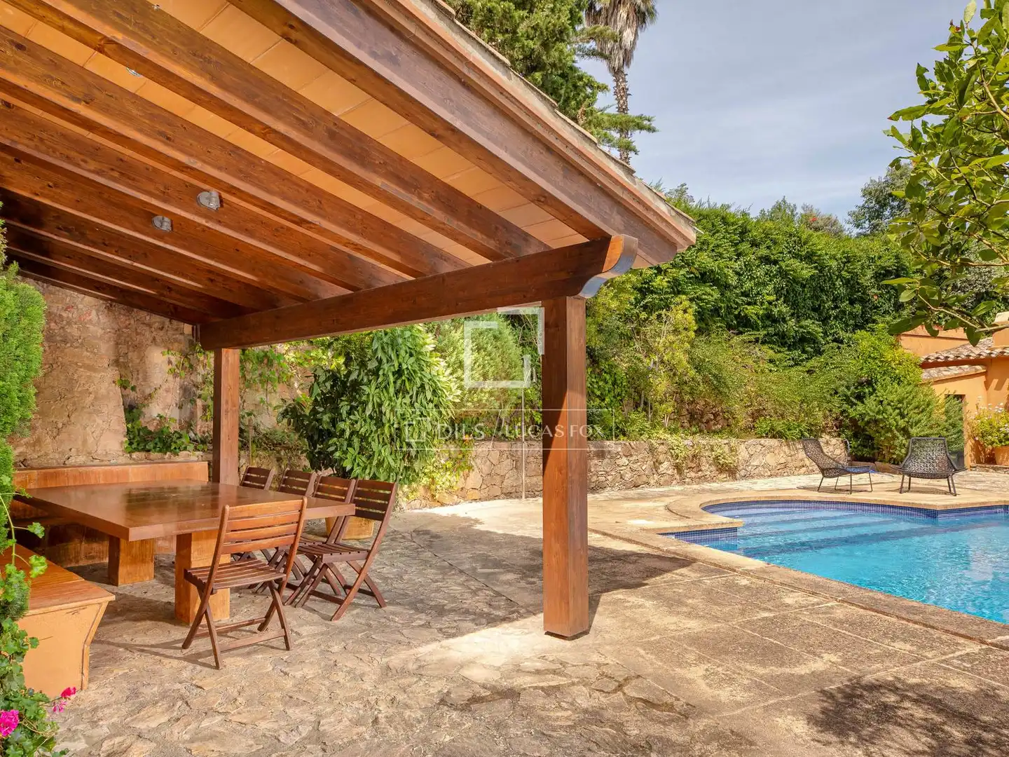 Terrassa de Casa o xalet en venda en Begur amb Aire condicionat, Calefacció i Jardí privat