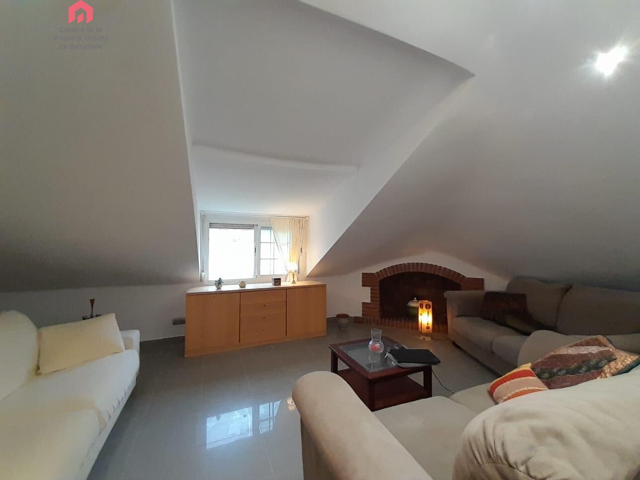Living room of Attic to rent in  Barcelona Capital  with Air Conditioner and Heating