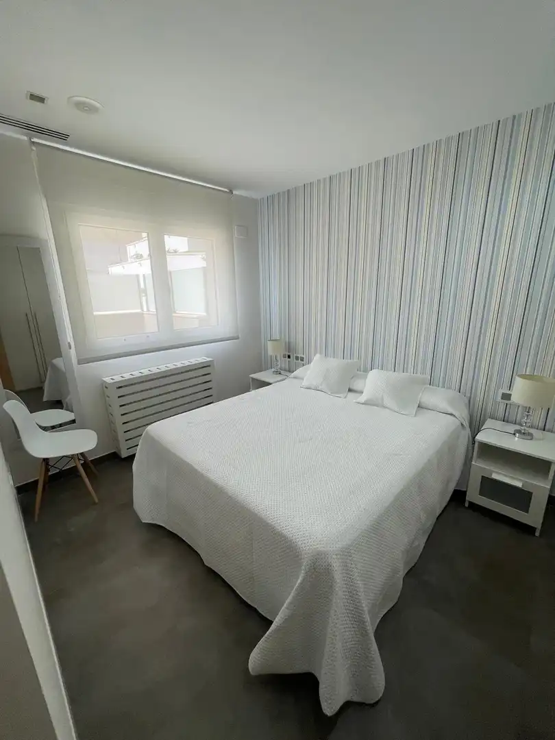 Schlafzimmer von Haus oder Chalet zur Miete in Elche / Elx mit Klimaanlage, Heizung und Privatgarten