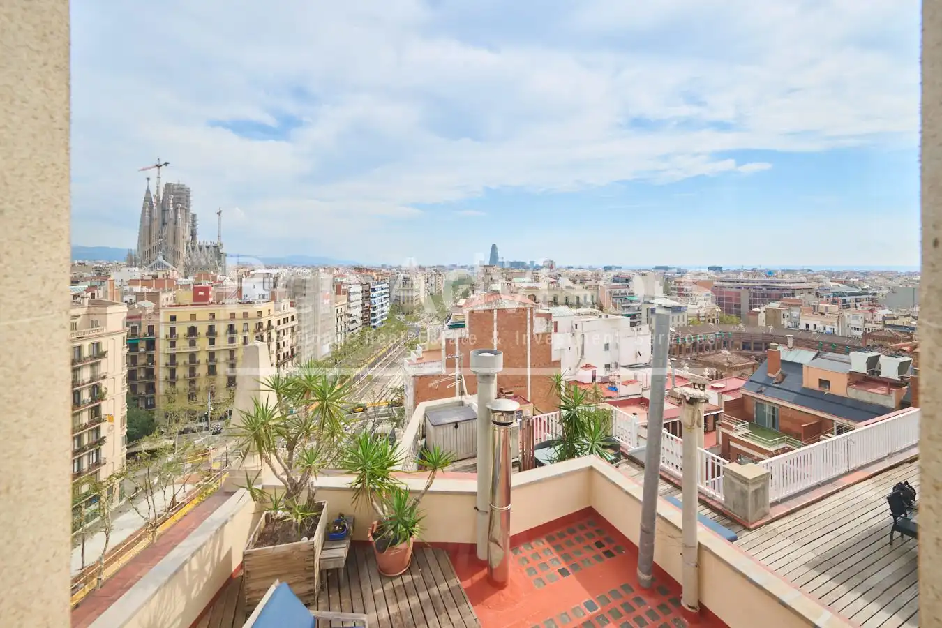 Terrace of Attic for sale in Barcelona  with Air Conditioner, Heating and Parquet flooring