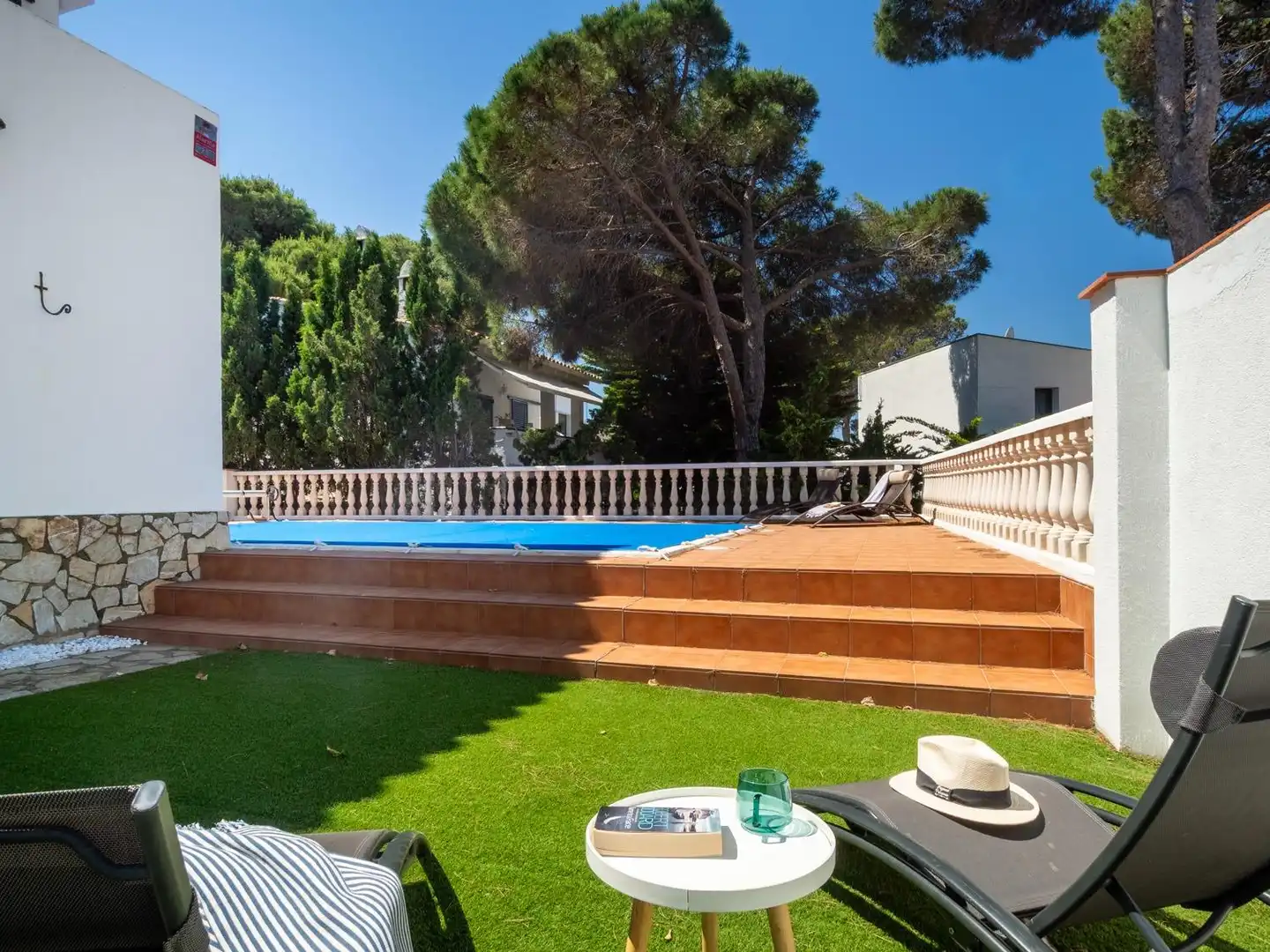 Terraza de Casa o chalet en venta en L'Escala con Jardín privado, Terraza y Piscina