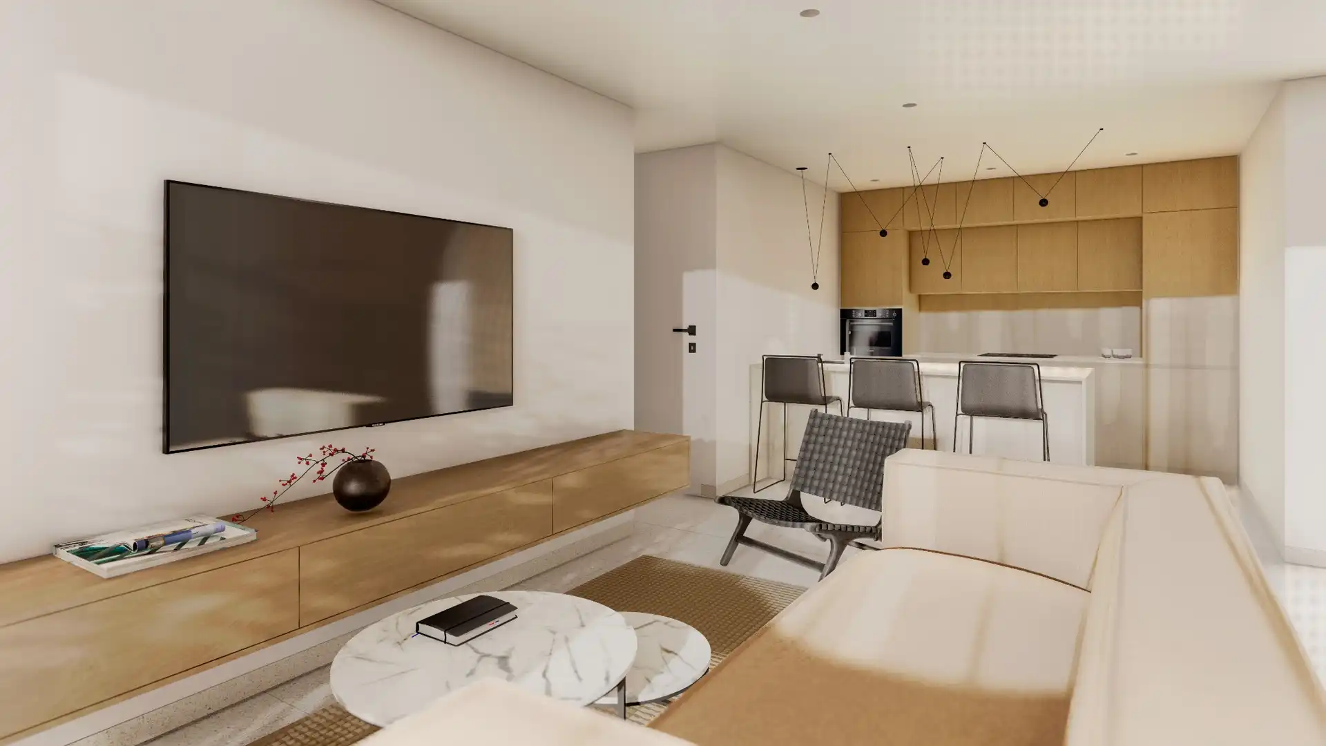 Sala de estar de Apartamento en venta en Guardamar del Segura con Calefacción, Terraza y Trastero