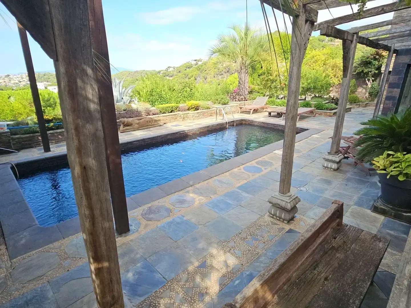 Piscina de Casa o chalet en venta en Lloret de Mar con Aire acondicionado, Jardín privado y Terraza
