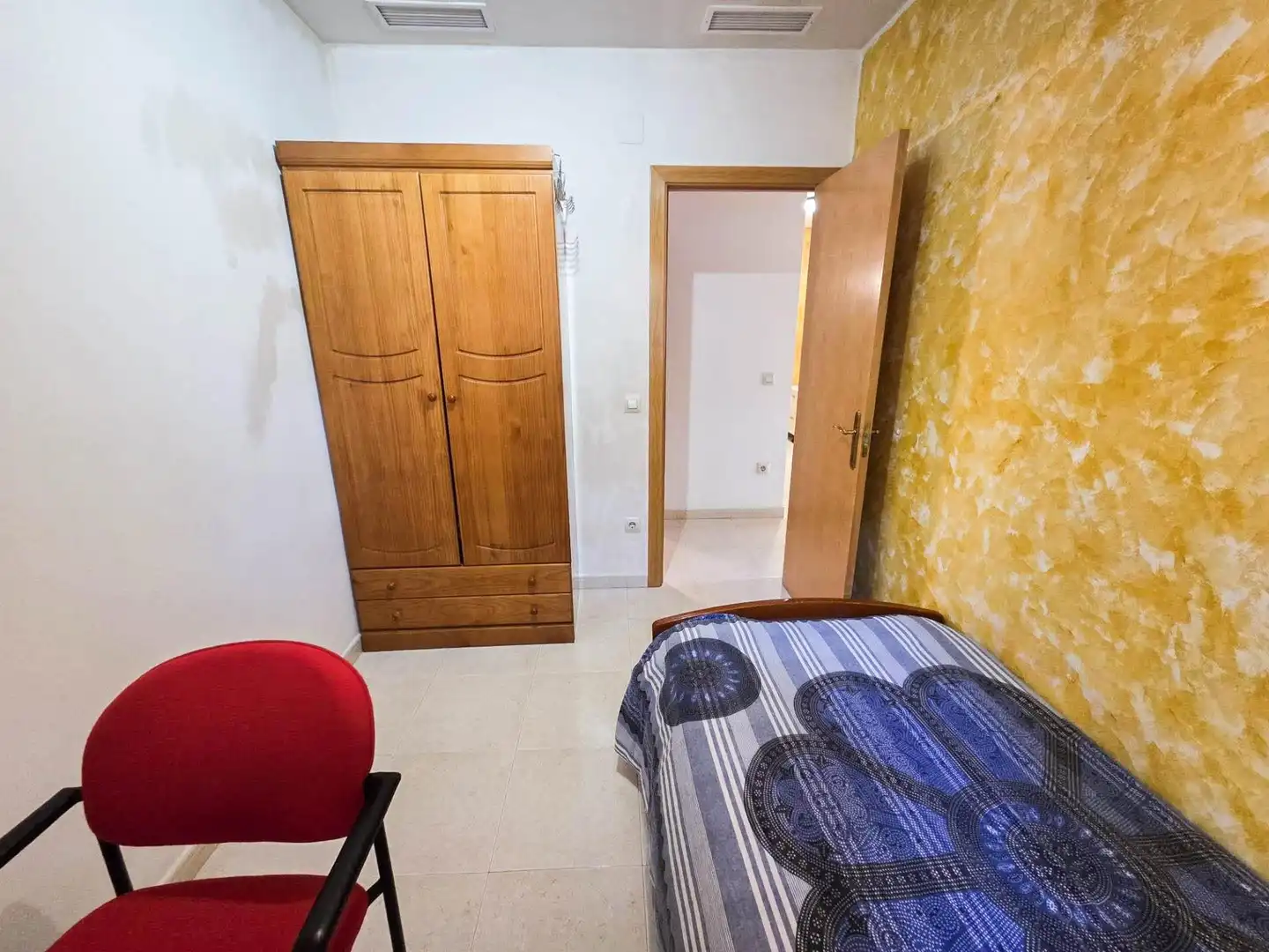 Bedroom of Flat for sale in Martorell  with Air Conditioner, Heating and Storage room