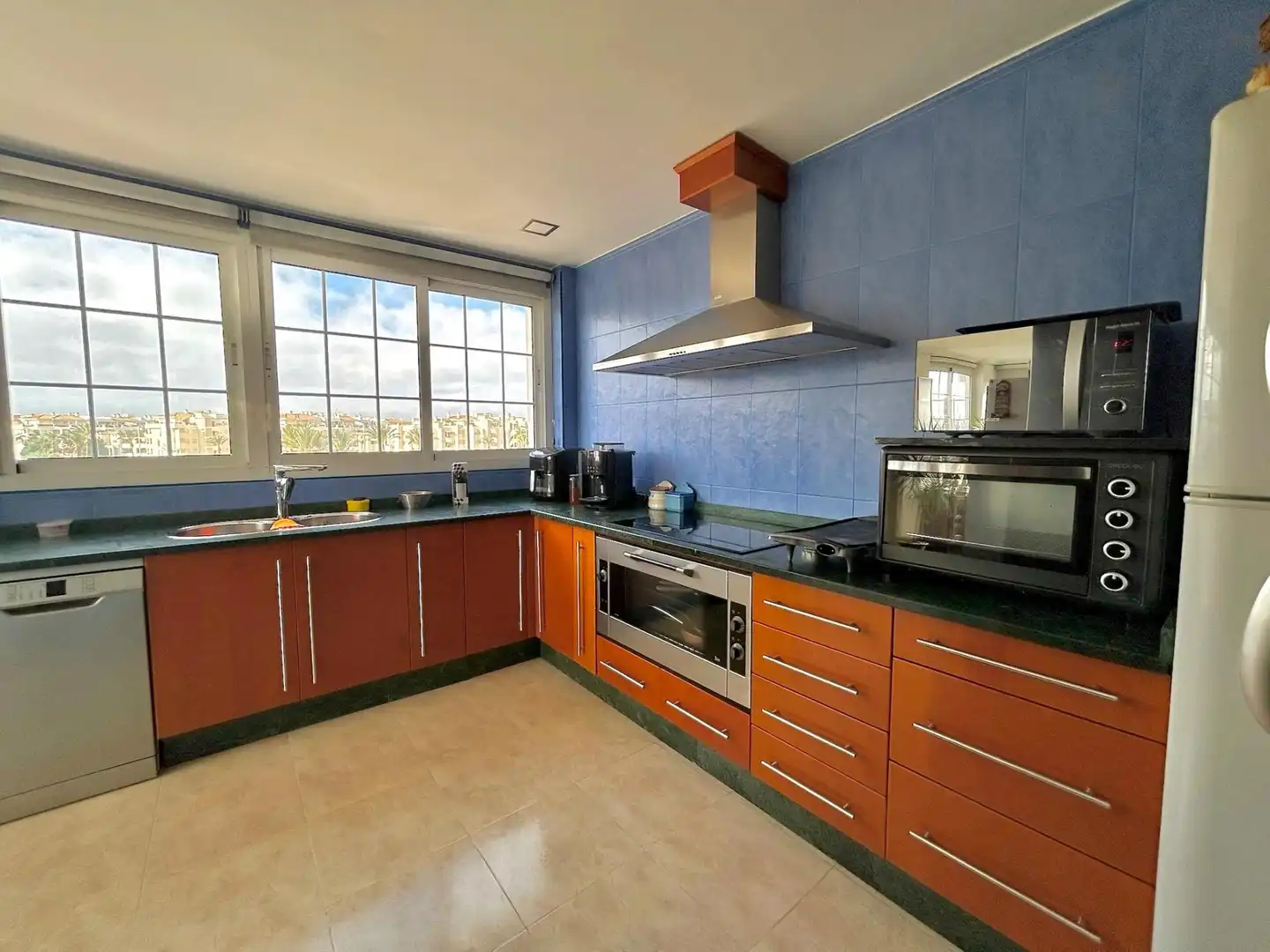 Kitchen of Attic for sale in Roquetas de Mar  with Private garden, Terrace and Furnished