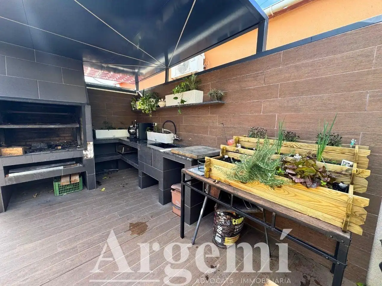 Terrassa de Casa o xalet en venda en Palau-solità i Plegamans amb Aire condicionat, Calefacció i Jardí privat