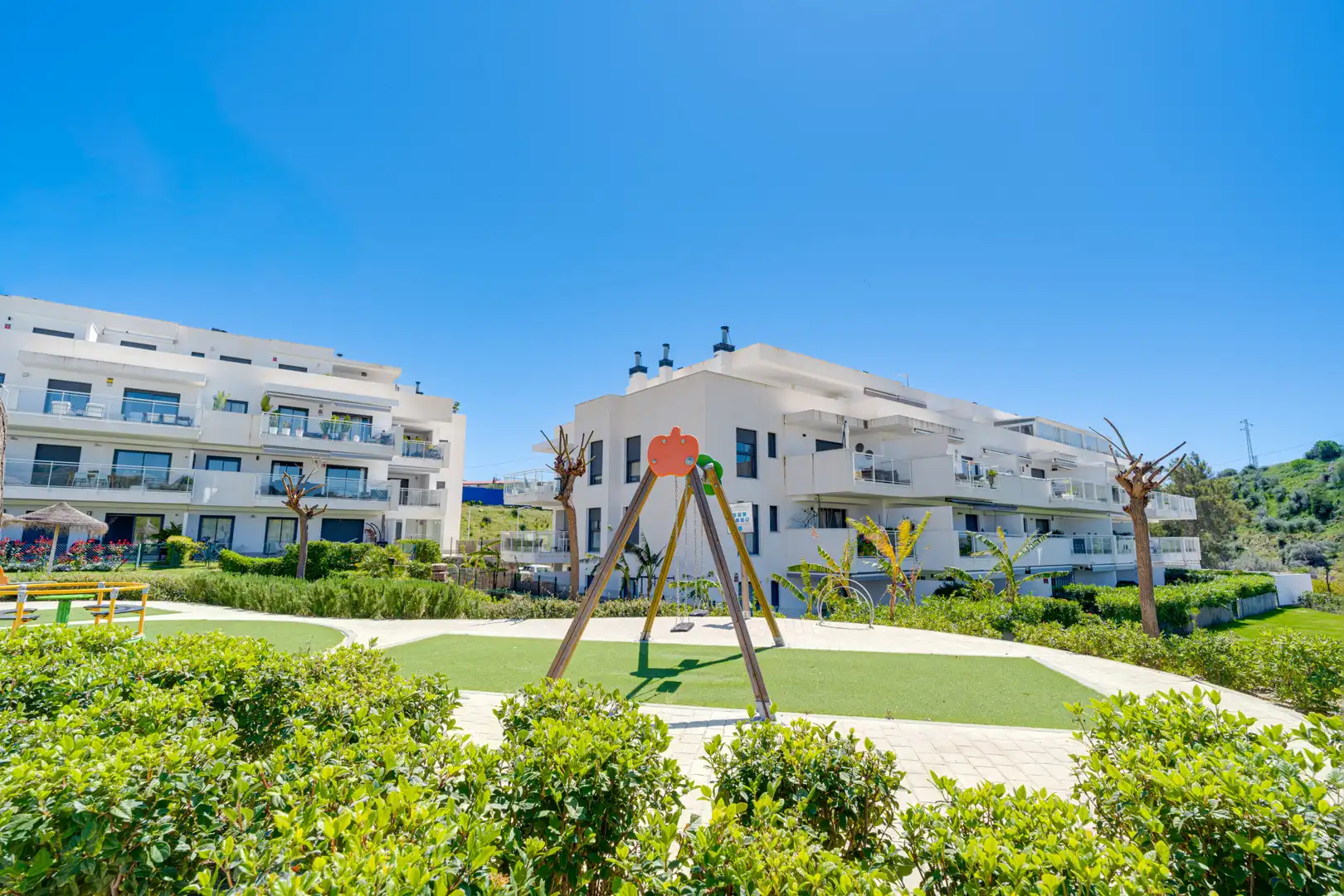 Exterior view of Ground floor for sale in Mijas  with Air Conditioner, Private garden and Terrace