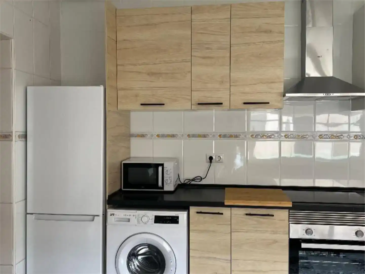 Kitchen of Flat for share in Murcia  with Air Conditioner, Furnished and Balcony