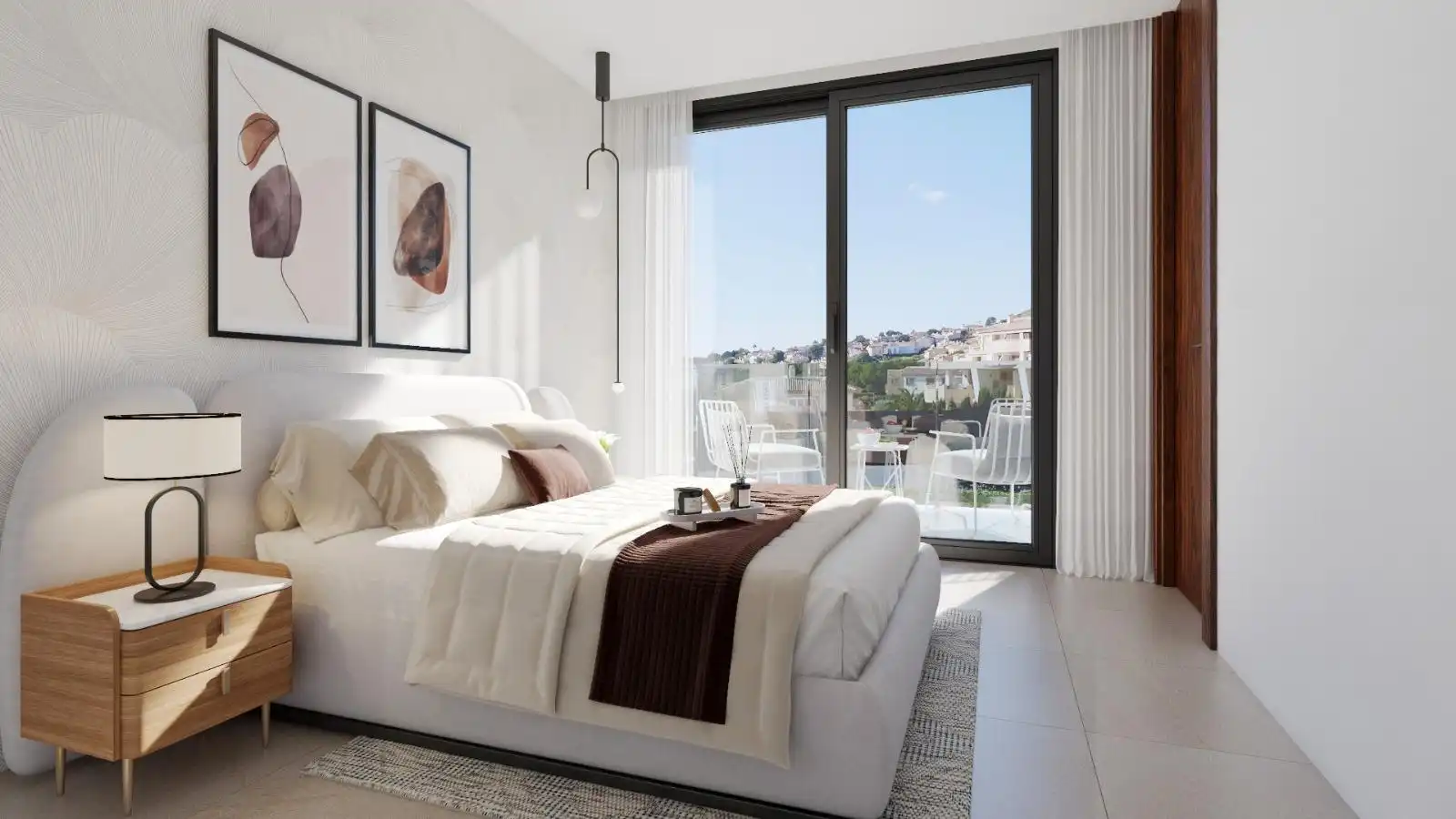 Habitación de Casa o chalet en venta en Benidorm con Aire acondicionado, Calefacción y Jardín privado