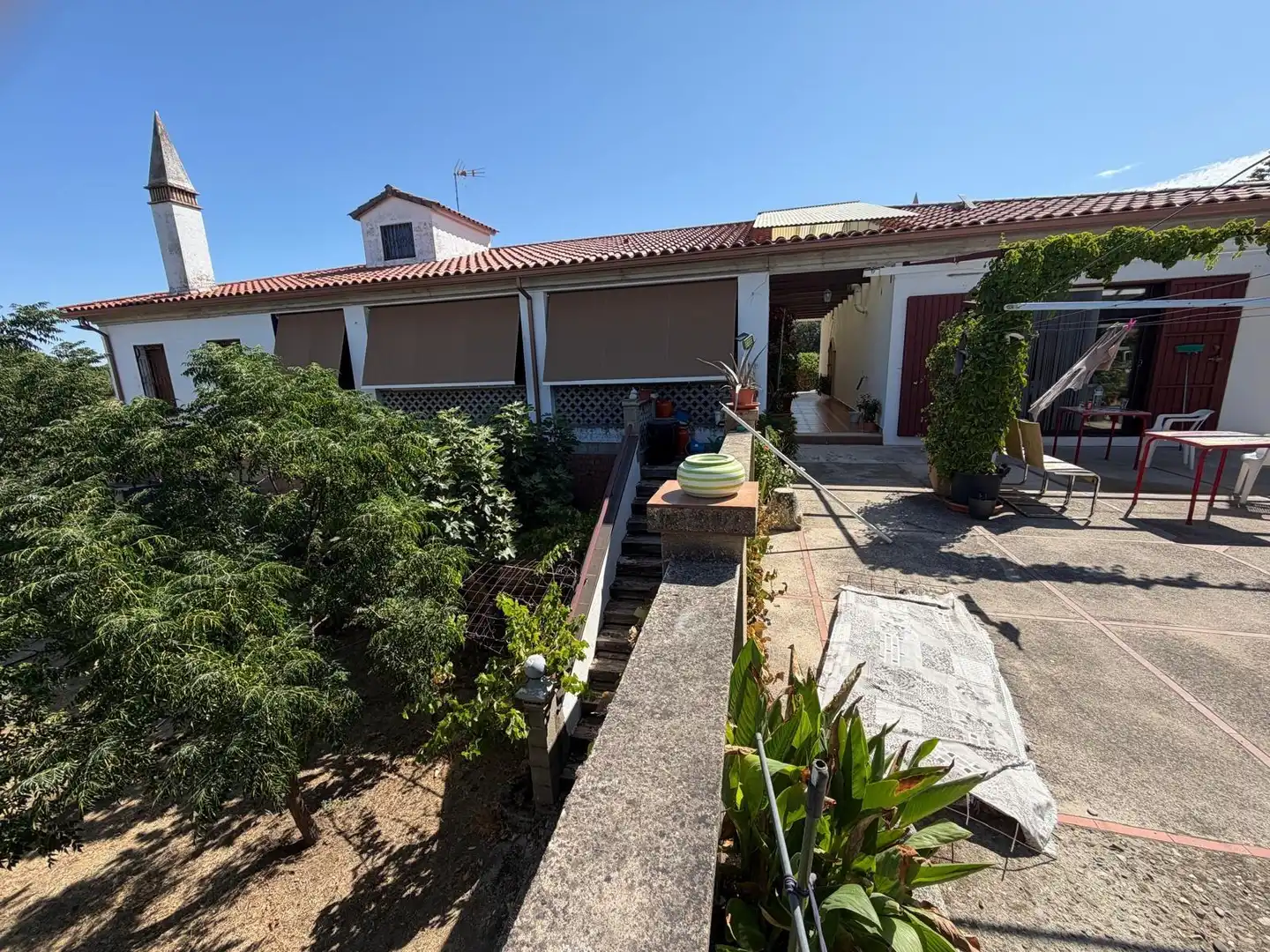 Vista exterior de Casa o chalet en venta en Casar de Cáceres con Aire acondicionado, Calefacción y Terraza