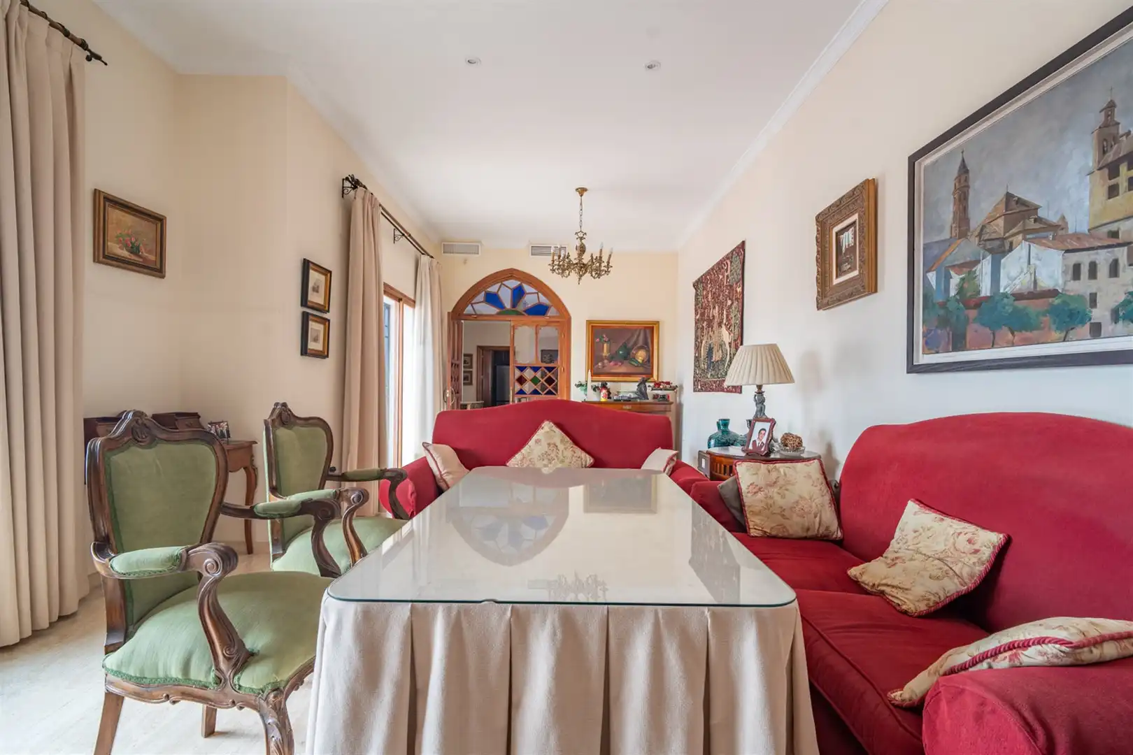Menjador de Casa o xalet en venda en Málaga amb Terrassa