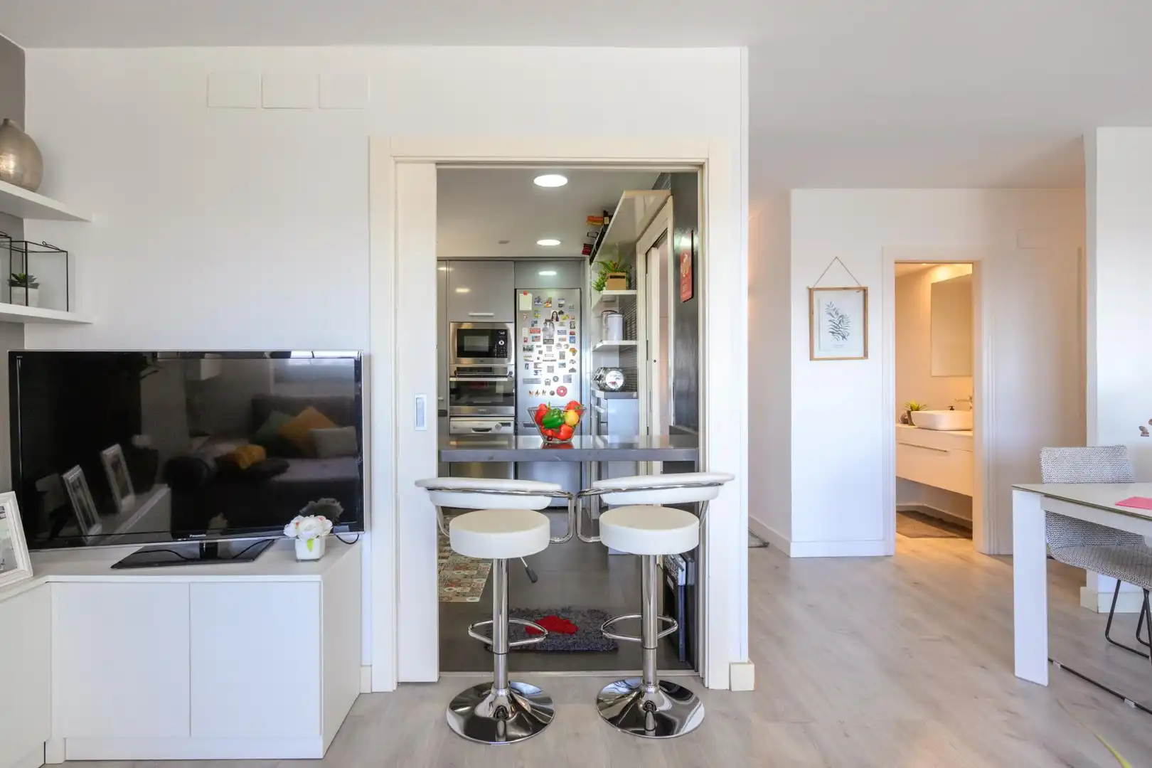 Cocina de Piso en venta en Esplugues de Llobregat con Calefacción y Jardín privado