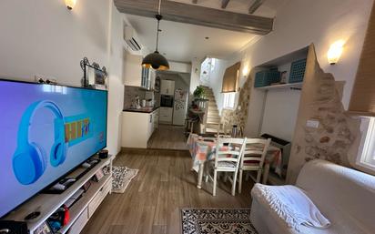 Living room of Single-family semi-detached for sale in Pedreguer  with Air Conditioner, Furnished and Oven