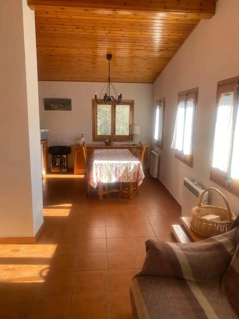 Dining room of Flat for rent in Camprodon  with Terrace, Furnished and Washing machine