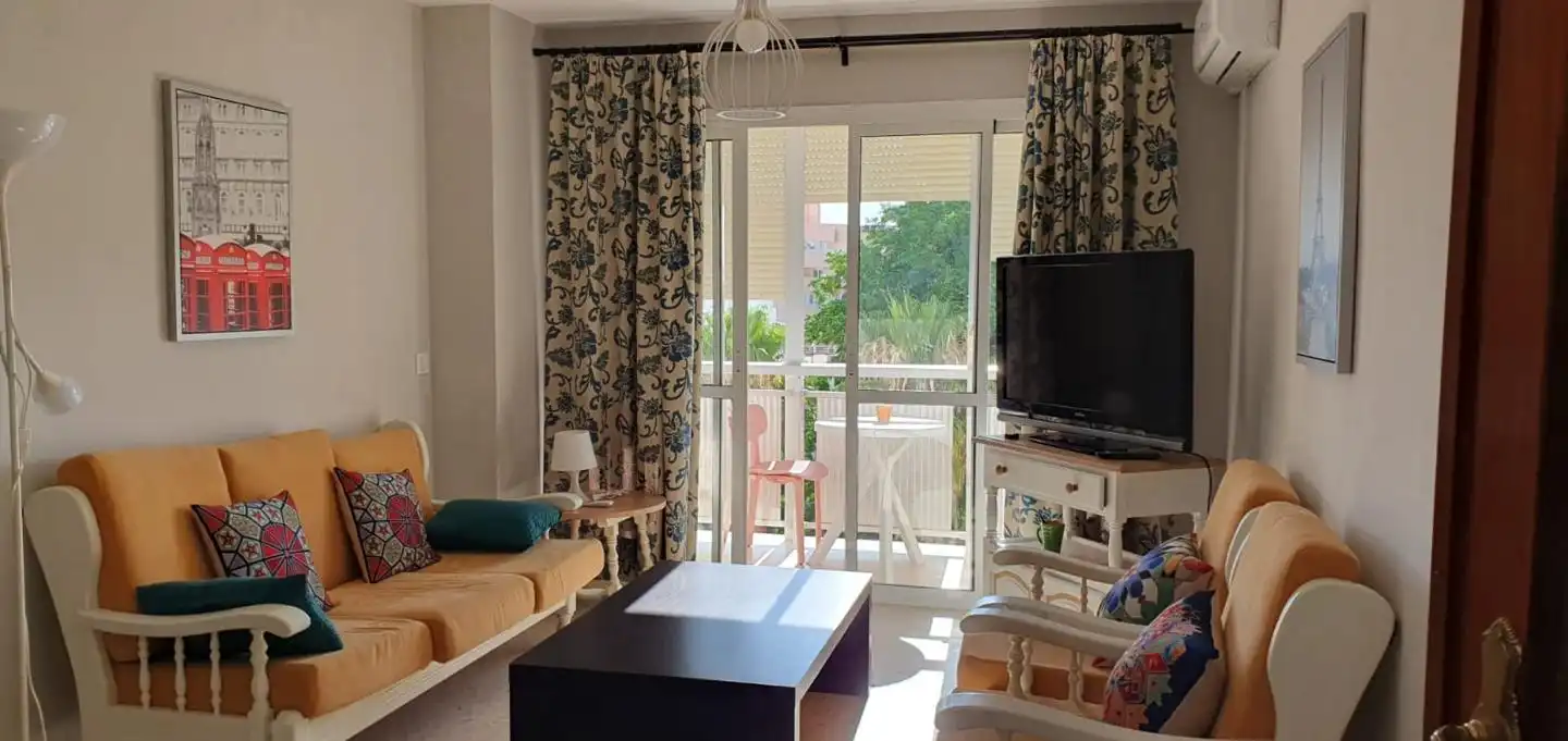 Sala de estar de Piso de alquiler en Sanlúcar de Barrameda con Terraza y Balcón