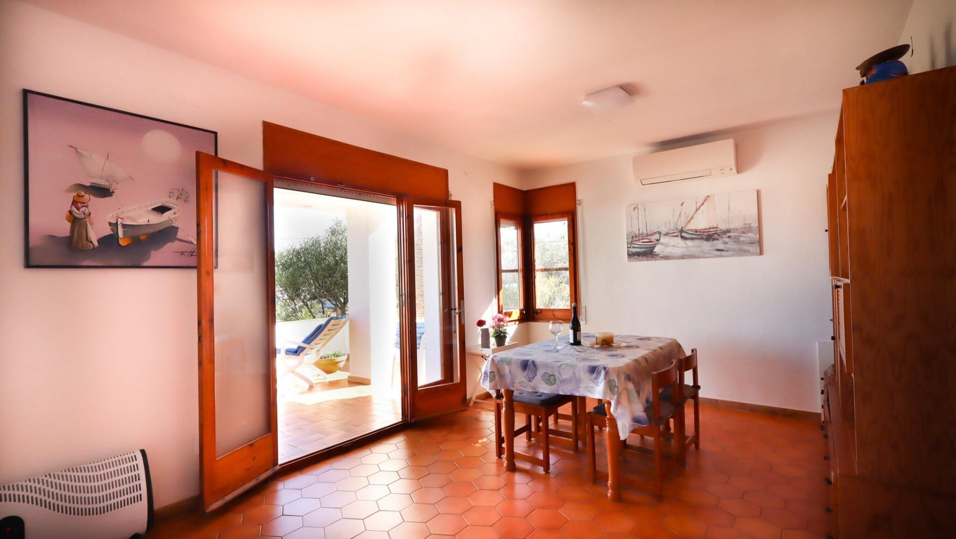 Dining room of Houses for sale in El Port de la Selva  with Private garden