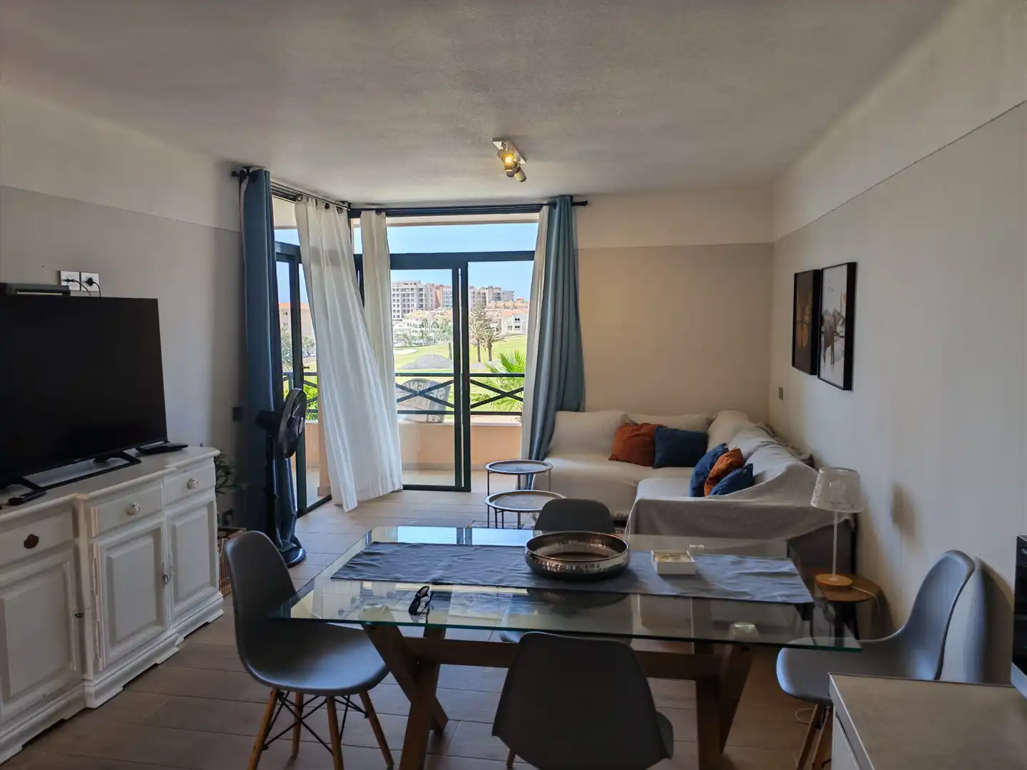 Sala d'estar de Apartament en venda en Granadilla de Abona amb Terrassa, Moblat i Forn