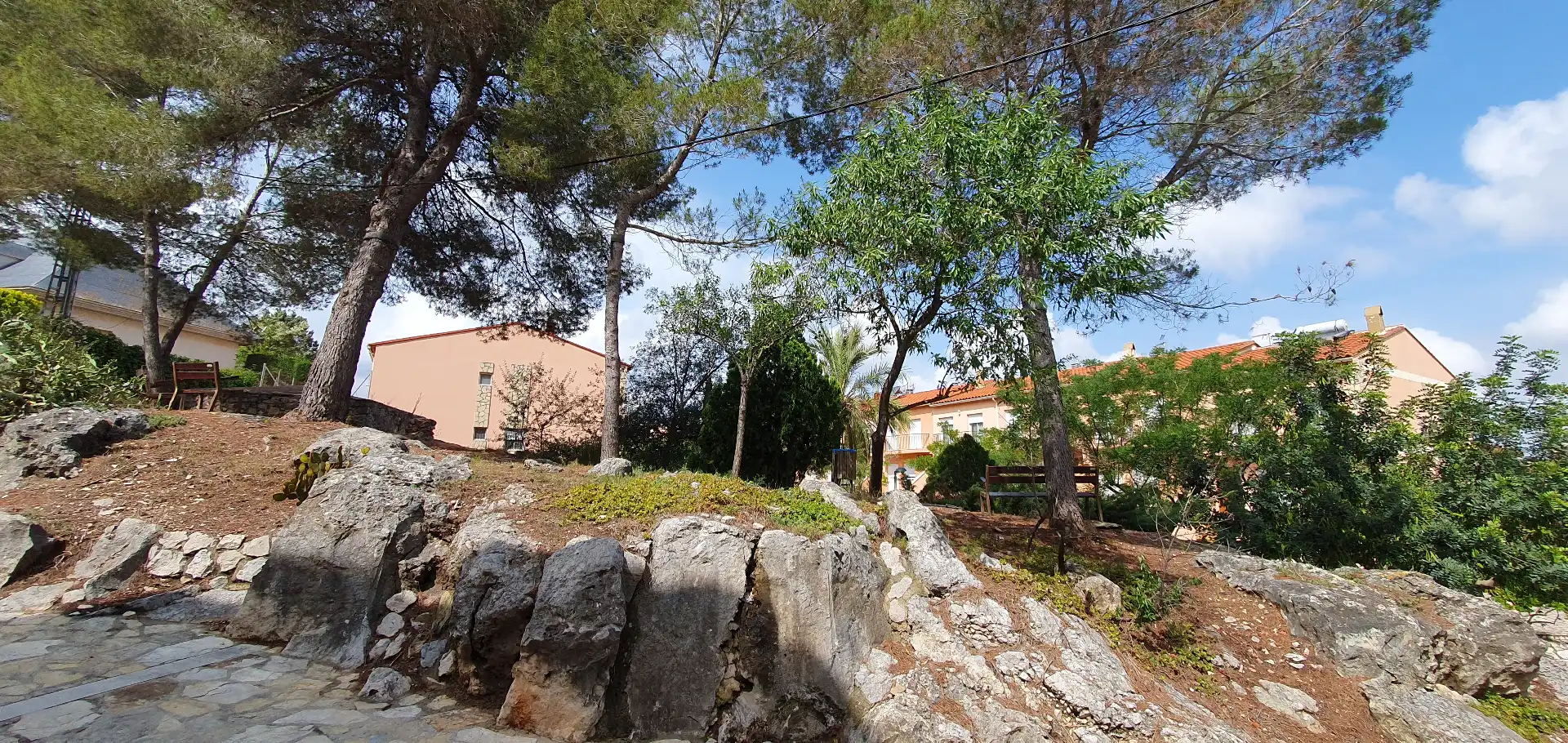 Vista exterior de Casa adosada en venta en Castelló de Rugat con Calefacción, Jardín privado y Terraza