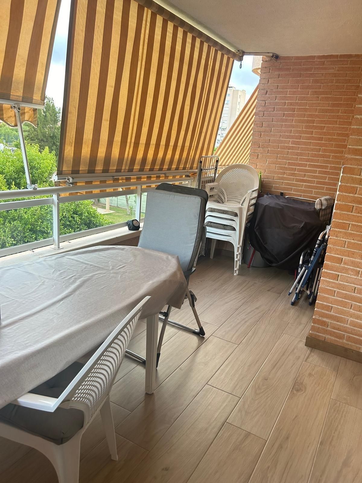 Terrassa de Pis de lloguer en Alicante / Alacant amb Aire condicionat, Terrassa i Balcó