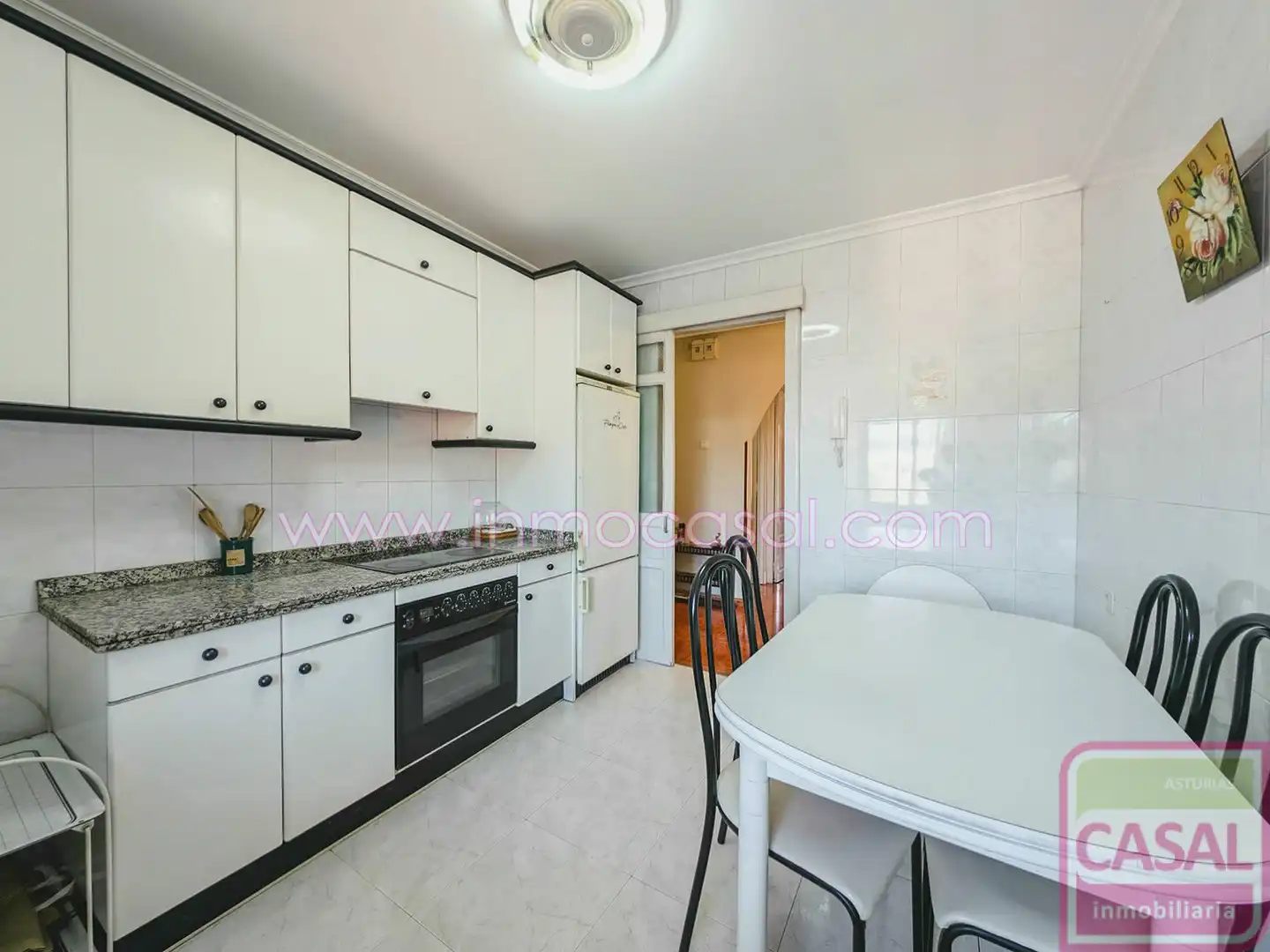 Kitchen of Flat for sale in Mieres (Asturias)  with Heating, Terrace and Storage room