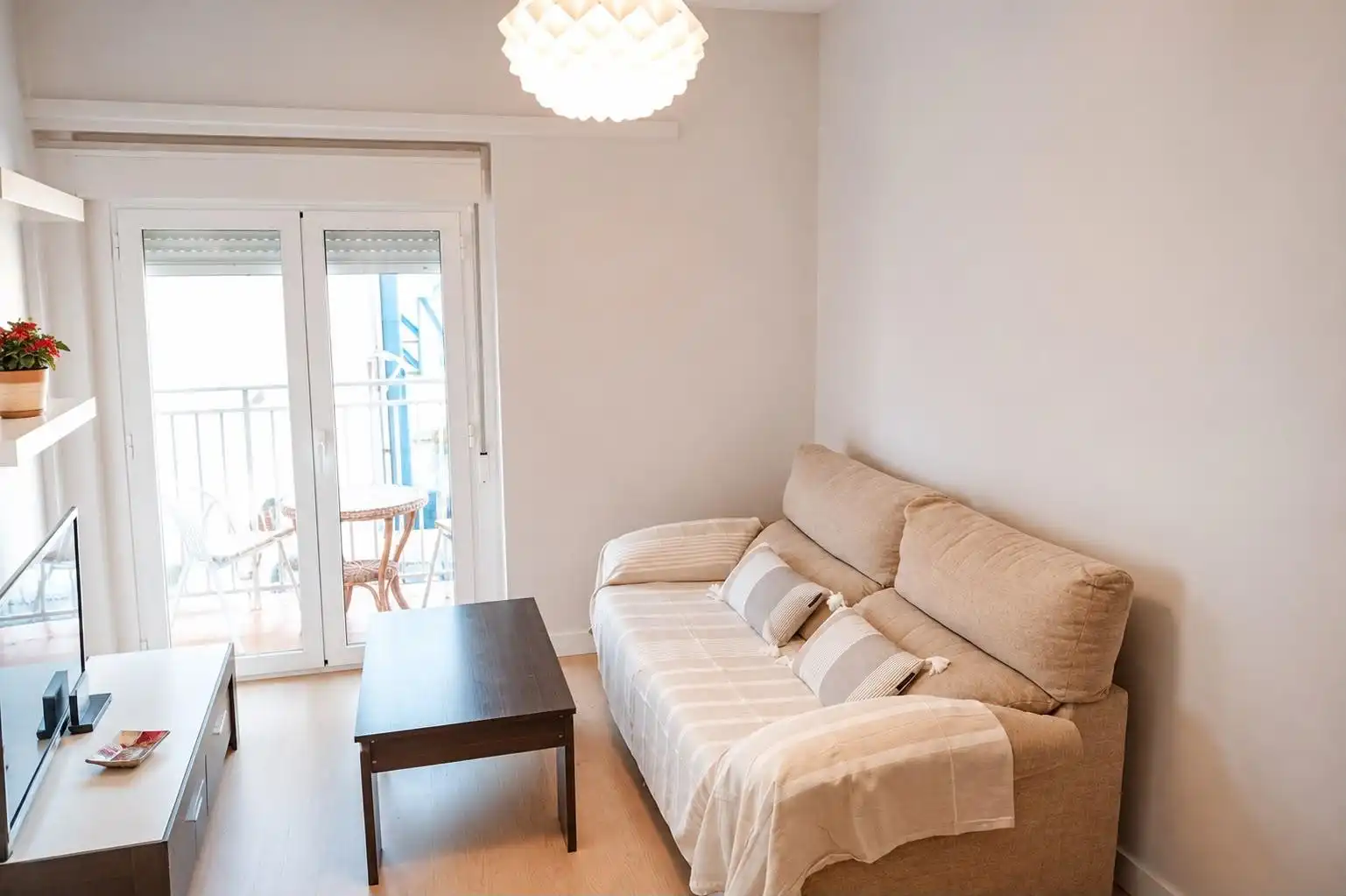 Living room of Apartments for rent in San Pedro del Pinatar  with Air Conditioner, Furnished and Washing machine