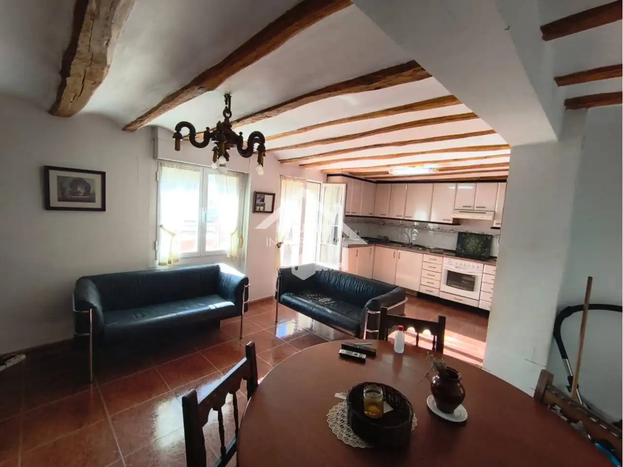 Sala de estar de Casa o chalet en venta en Torrecilla Sobre Alesanco con Jardín privado, Terraza y Amueblado