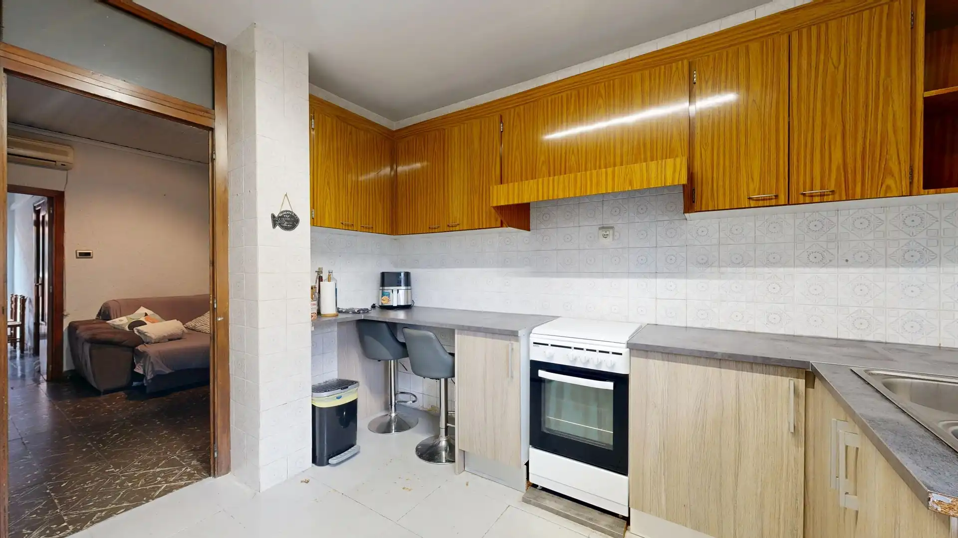 Cocina de Piso en venta en Torrent con Jardín privado, Terraza y Trastero