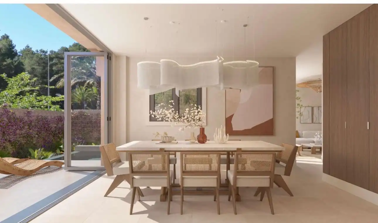 Comedor de Casa adosada en venta en Sant Joan de Labritja con Aire acondicionado, Calefacción y Jardín privado