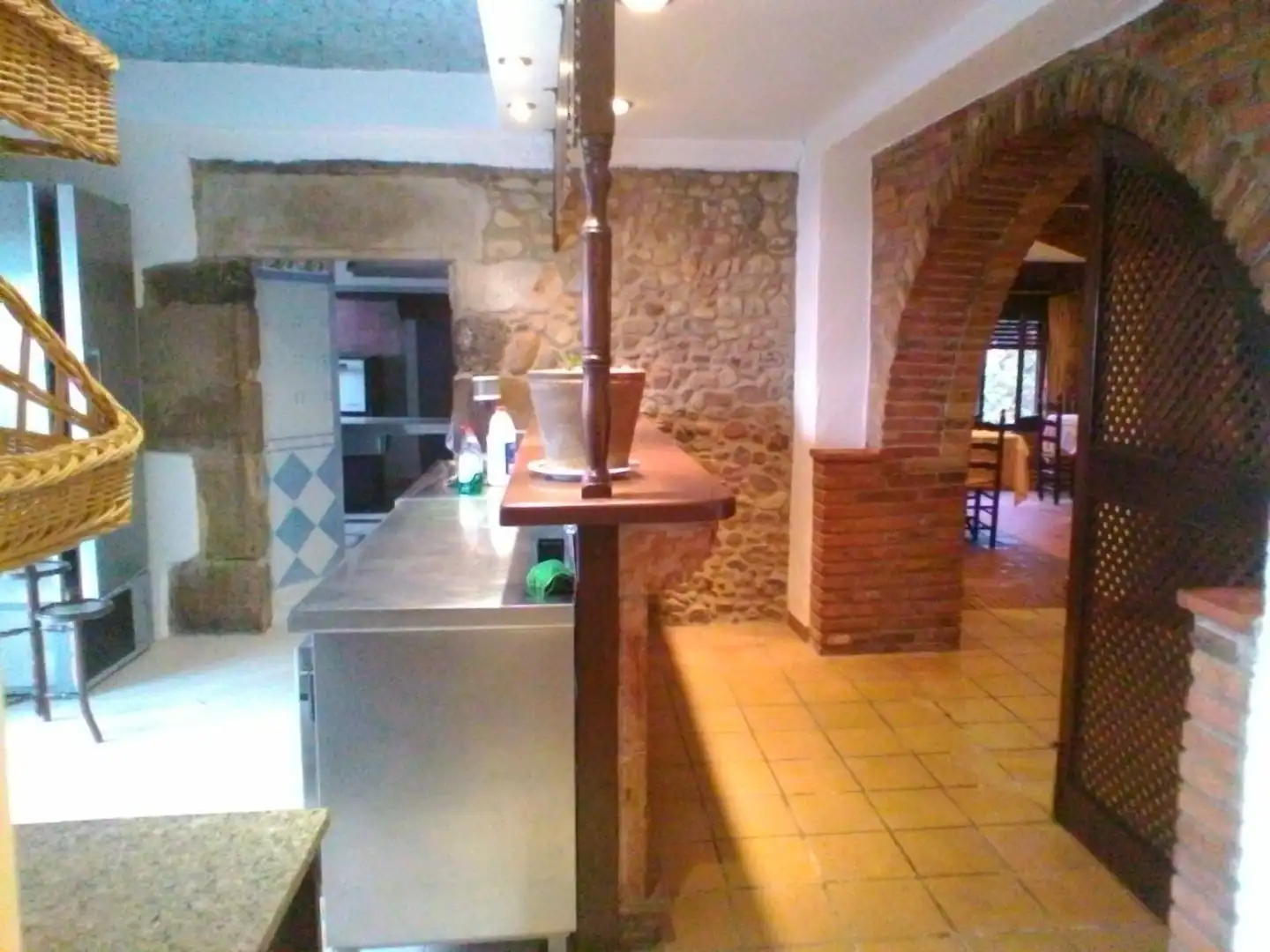Küche von Country house zum Verkauf in Caldes de Malavella mit Klimaanlage, Privatgarten und Terrasse