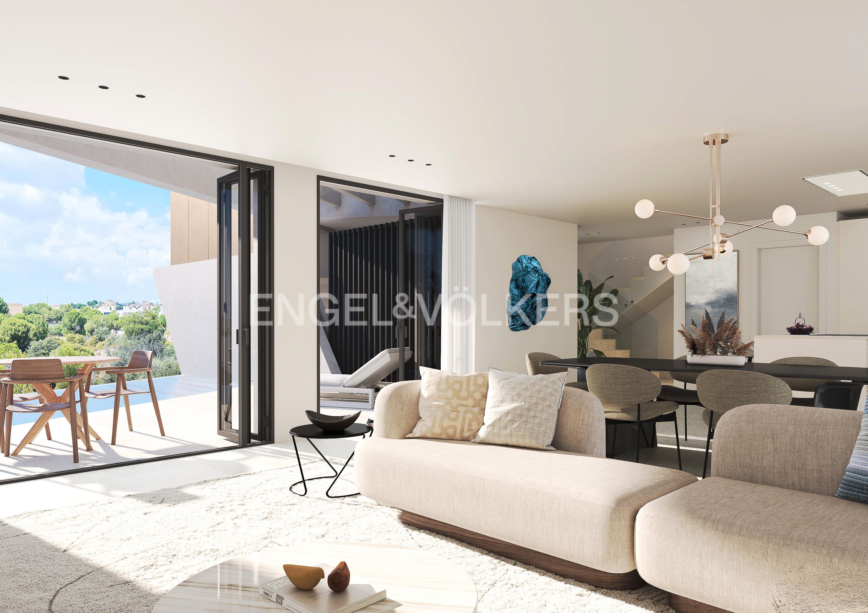 Sala d'estar de Casa o xalet en venda en Torrelodones amb Aire condicionat, Calefacció i Jardí privat