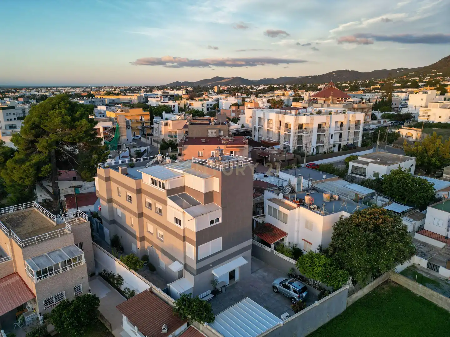 Exterior view of Houses for sale in Eivissa  with Air Conditioner, Oven and Washing machine