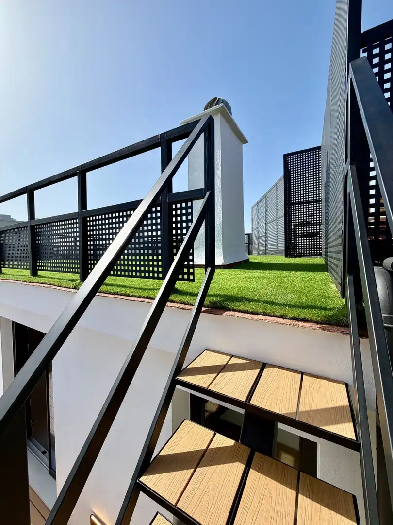Terraza de Ático en venta en Málaga con Aire acondicionado, Calefacción y Jardín privado