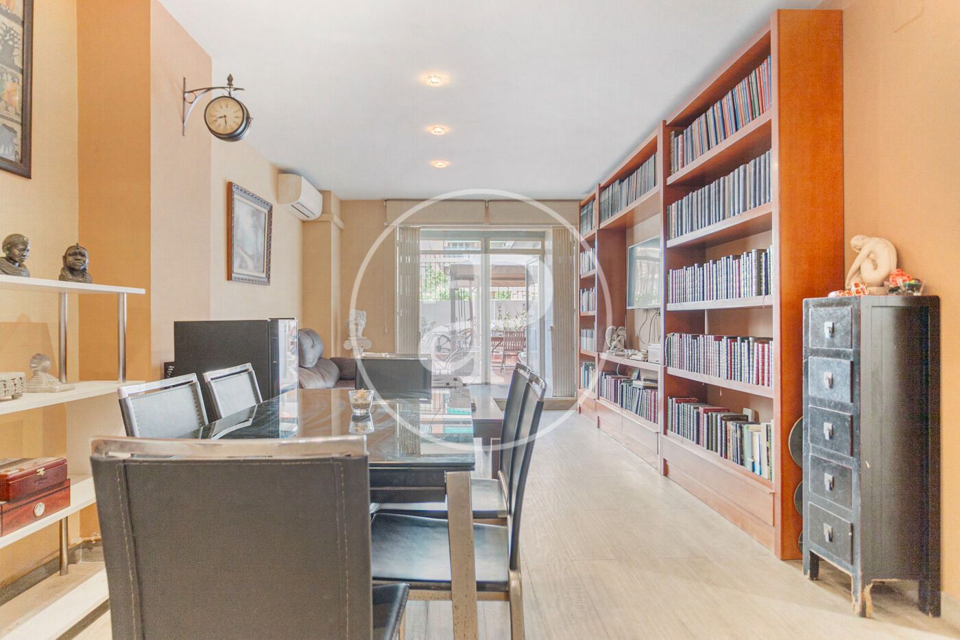 Dining room of Flat to rent in  Valencia Capital  with Air Conditioner, Heating and Terrace
