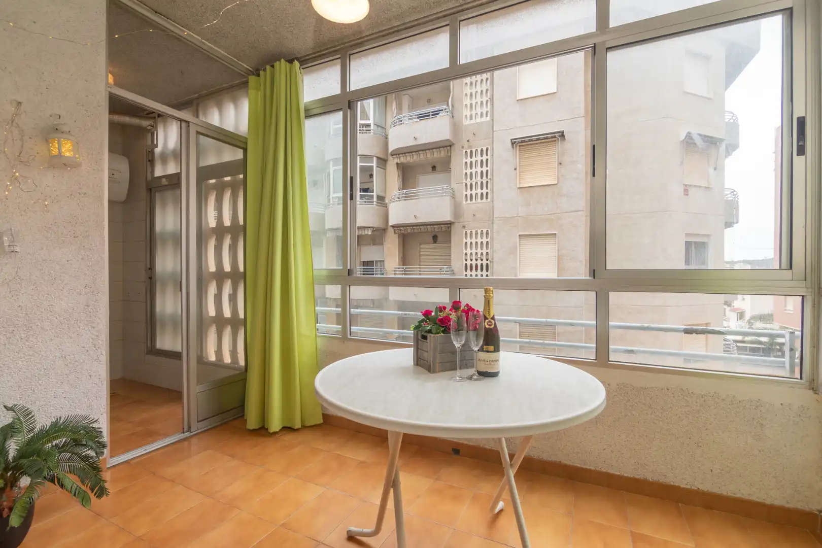 Terrasse von Wohnung zum Verkauf in Santa Pola mit Klimaanlage, Möbliert und Balkon