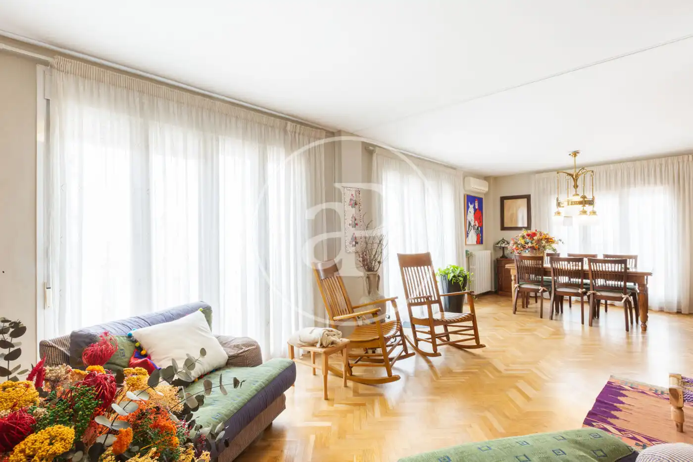 Sala de estar de Ático en venta en Valencia con Aire acondicionado, Calefacción y Terraza