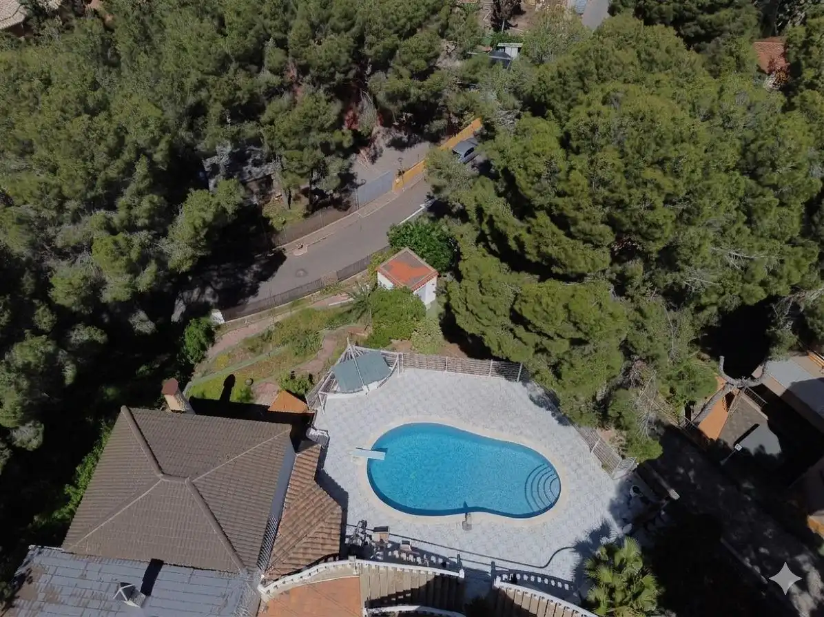 Piscina de Casa o xalet en venda en Murcia amb Aire condicionat, Calefacció i Jardí privat