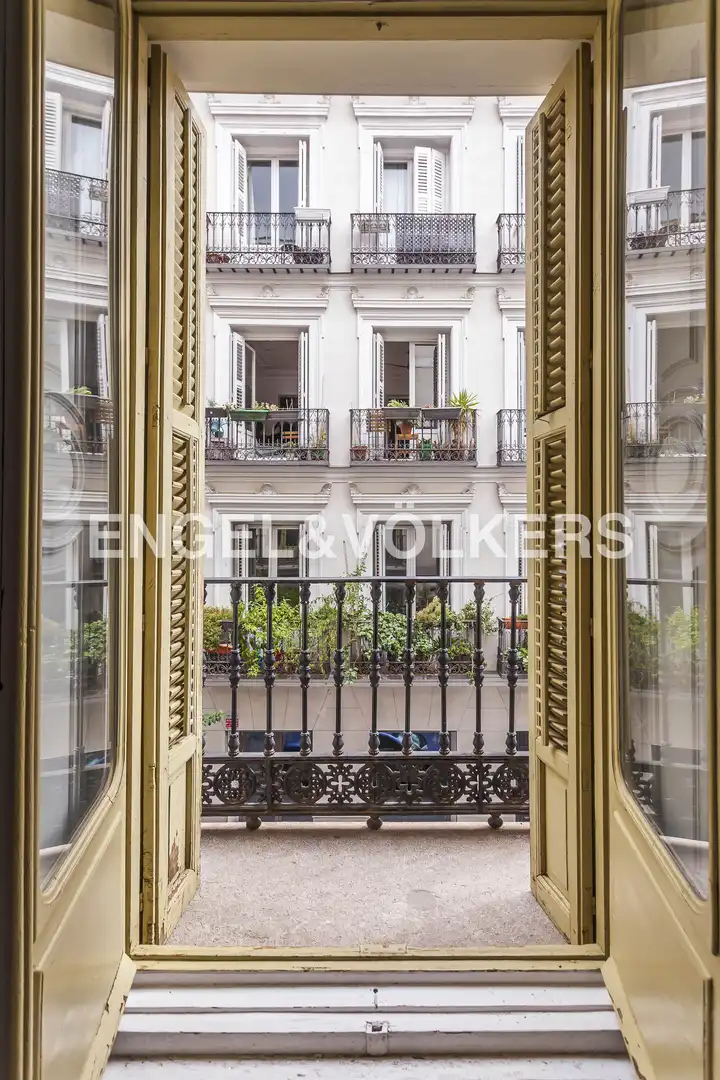 Terraza de Piso de alquiler en Madrid con Aire acondicionado, Calefacción y Parquet