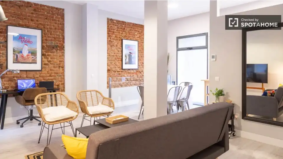 Appartamento con terrazza in affitto a Barrio de Salamanca