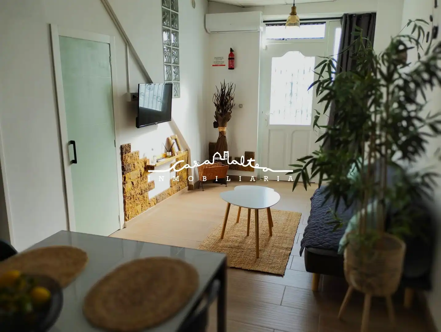 Sala de estar de Estudio de alquiler en Altea con Aire acondicionado, Calefacción y Amueblado