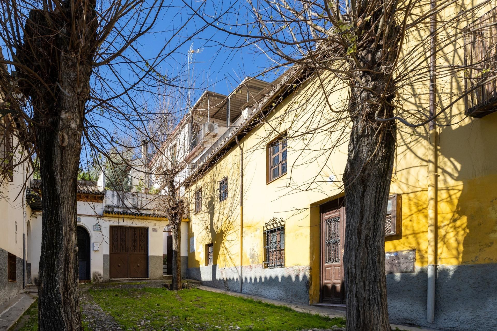 Exterior view of Single-family semi-detached for sale in  Granada Capital  with Private garden and Terrace