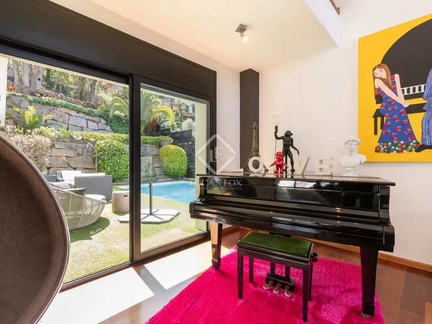 Jardín de Casa o chalet en venta en Sant Cugat del Vallès con Aire acondicionado, Calefacción y Jardín privado