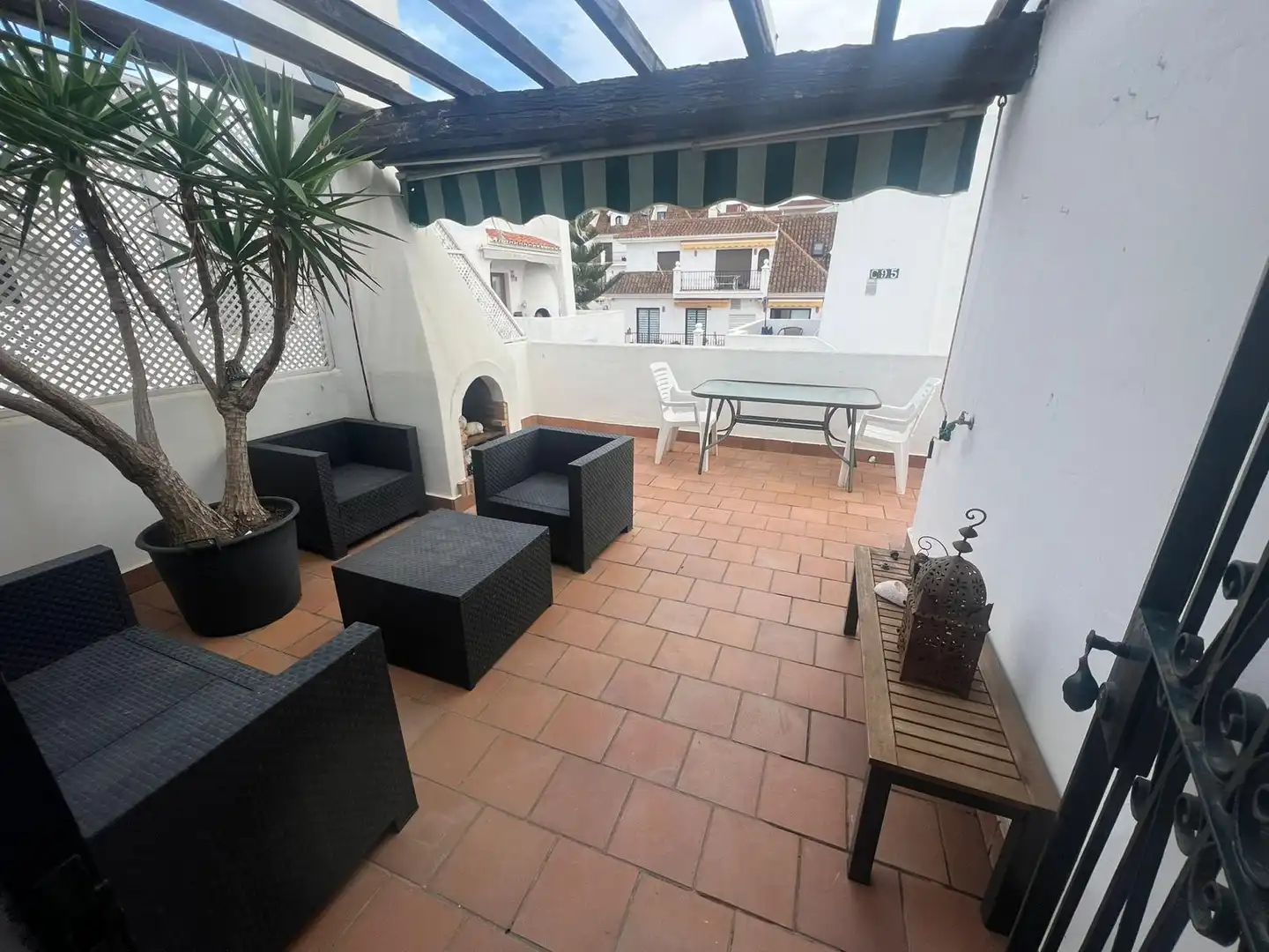 Terraza de Casa adosada en venta en Manilva con Aire acondicionado, Terraza y Horno