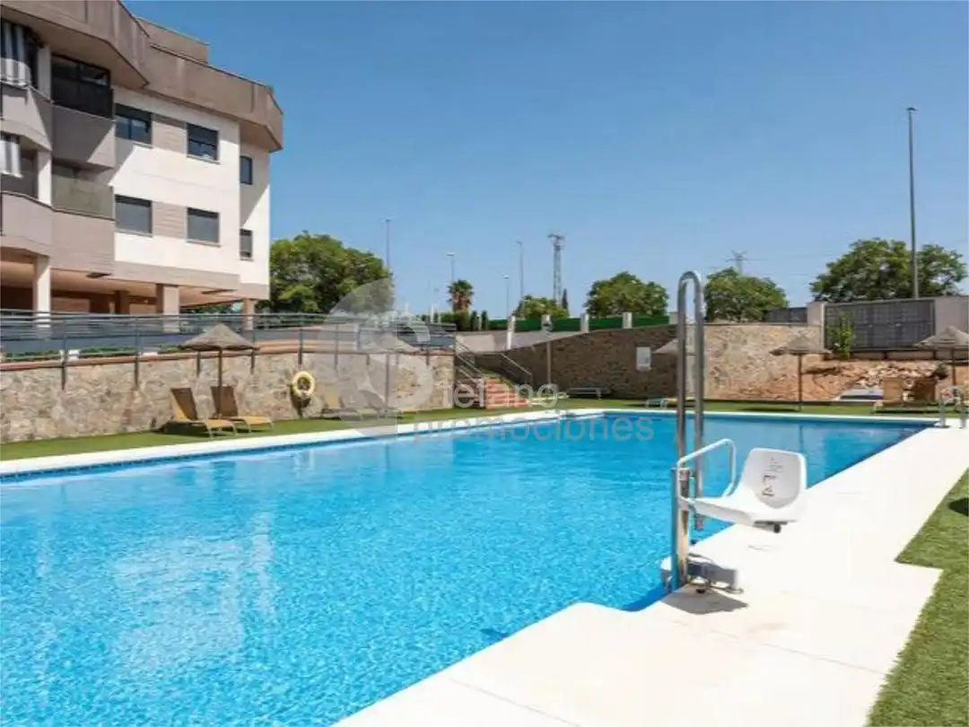 Swimming pool of Ground floor for sale in Málaga  with Air Conditioner, Private garden and Parquet flooring