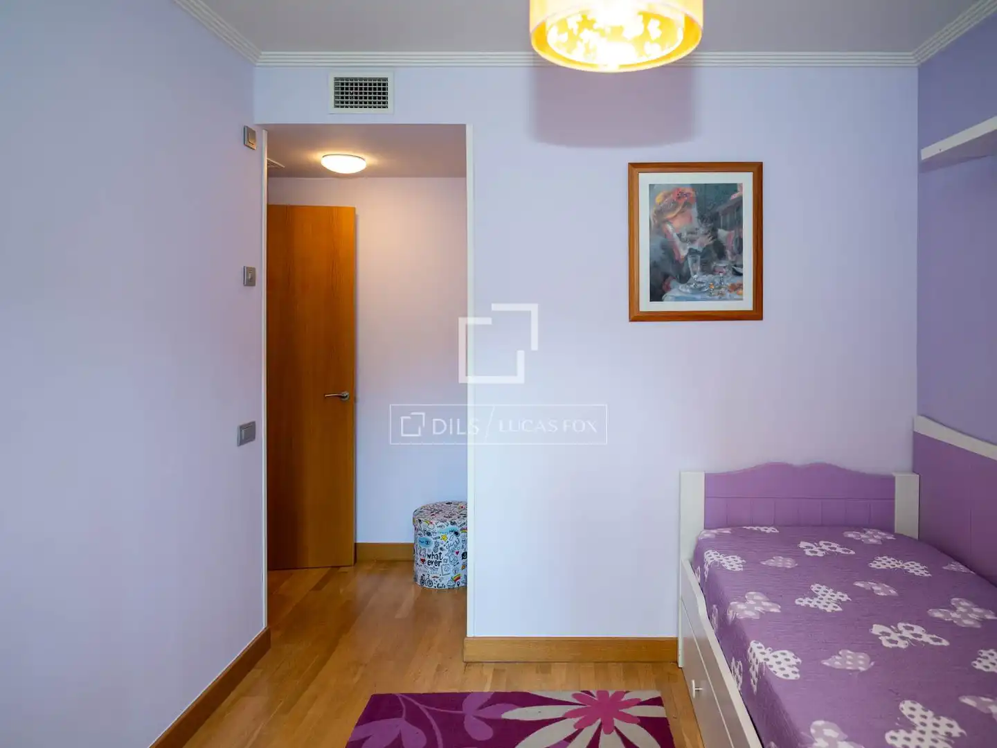 Bedroom of Flat for rent in Madrid  with Air Conditioner, Heating and Private garden
