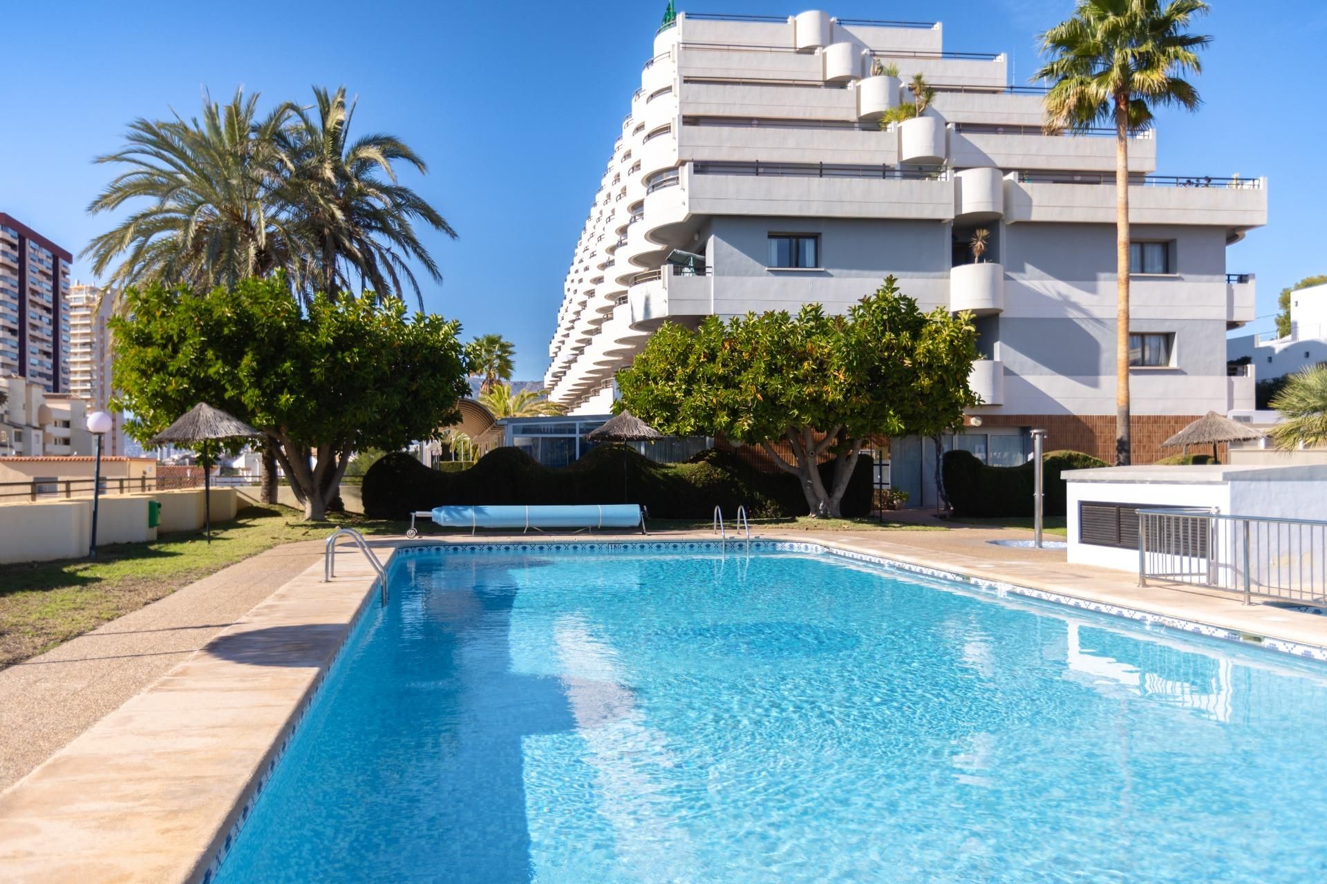 Swimming pool of Apartment for sale in Calpe / Calp  with Private garden, Terrace and Furnished