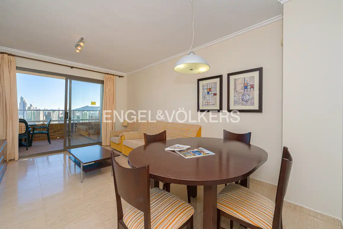Comedor de Apartamento de alquiler en Villajoyosa / La Vila Joiosa con Aire acondicionado, Terraza y Trastero