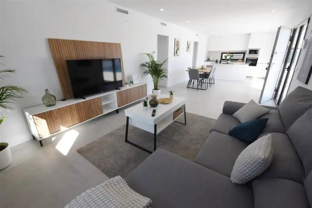 Sala de estar de Apartamento en venta en Fuente Álamo de Murcia con Terraza